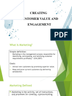 Customer Value and Engagement