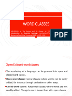 Lessons 3 and 4 - Word Classes PDF