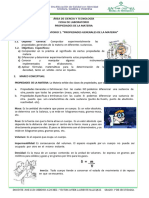 Segundo 2023 - Sesion 01 - Ficha de Laboratorio Sobre Propiedades de La Materia