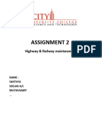 Assignment 2 - Highway and Railway Maintenance