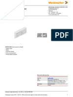 Weidmuller 4060120000 Datasheet