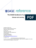 Cole (2015) Deleuze & Learning in Sage Handbook of Learning