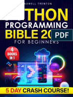 Trenton M. Python Programming Bible For Beginners. (4 in 1) ... Crash Course... 2024