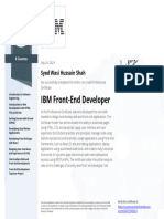 10.IBM Front-End Developer