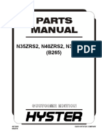 N35ZRS2, N40ZRS2, N30ZDRS2 (B265) : 4075009 ©2014 Hyster Company 08/2014