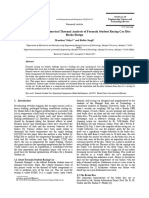 Experimental and Numerical Thermal Analy