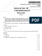 Notícia de Fato - NF 1.17.000.000955/2022-28 Reservado: Procuradoria Da República - Espírito Santo/Serra Criminal