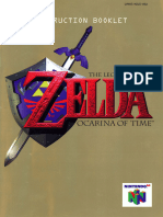 The Legend of Zelda: Ocarina of Time, Instruction Manual