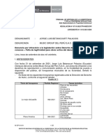 Denuncia Por Infracción A La Legislación Sobre Derecho de Autor y Derechos Conexos - Falta de Legitimidad para Obrar Activa Del Denunciante