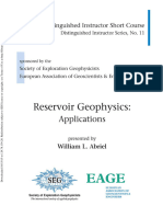 Reservoir Geophysica Application