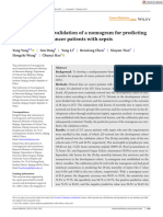 Cancer Medicine - 2022 - Yang - Development and Validation of A Nomogram For Predicting The Prognosis in Cancer Patients