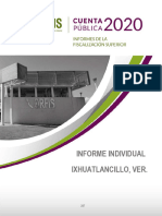 ORFIS - Cuenta Publica Ixhuatlancillo 2020