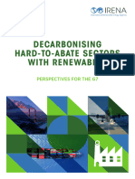 IRENA - Decarbonising Hard-To-Abate Sectors 2024