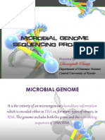 Microbial Genome Sequencing Projects