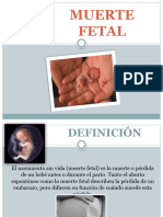 Diapositivas MUERTE FETAL