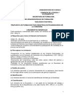 Propuesta de Formación de Ministros Por Talleres