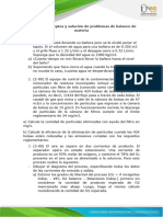 Taller 1 - Conceptos y Solución de Problemas de Balance de Materia