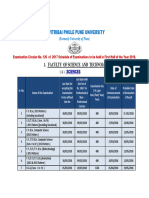 Revised - Schedule - For - Faculy - of - Science - Technolgy - First - Half - of - The - Year - 2018 - 05.042018