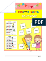 Oxford Phonics World 1 Sight Word