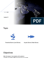 EnviSci Lesson 5 BIOMES OF THE WORLD