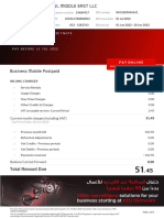 Etisalat Bill Model Landline