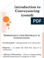 Introduction To Conveyancing - Part 2