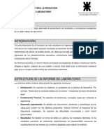 Aspectos Útiles para La Redacción de Un Informe de Laboratorio