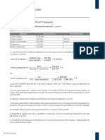 Devoir 4 - L'analyse de La Rentabilité - Corrigé Type