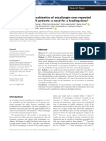 Population Pharmacokinetics of Micafungin Over Repeated Doses in Critically Ill Patients: A Need For A Loading Dose?