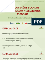 Slides - Atenção À Saúde Bucal de Pacientes Com Necessidades Especiais