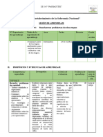 SESION DE APRENDIZAJE 24 Octubre Matemàtica