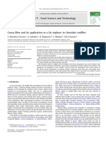 Cocoa Fibre and Its Application As A Fat Replacer in Chocolate Muffins