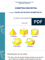 Plamificação de Solidos Geometricos