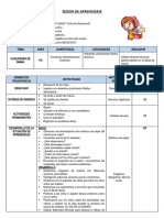 Sesion de Aprendisaje Del 08 Al 12 de Mayo