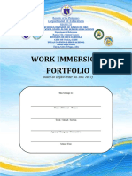 Work Immersion Portfolio