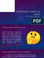 Aula 01 - Introdução A Banco de Dados