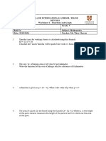 WORKSHEETS Grade 7 - Functions and Graph