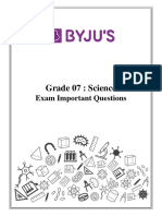 Grade 7 - Science - Chapter06 - Physical and Chemical Changes