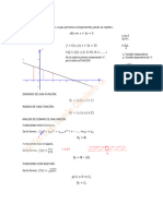 X+3y 5 3y 5-x y 5-x 3: X Variable Independiente y Variable Dependiente de "X" y F (X)