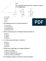 Biomolecules Questions Wa