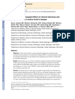 Fecal Microbial Transplant Effect On Clinical Outcomes and ...