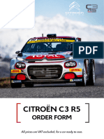 Citroën C3 Rally2 Order Form