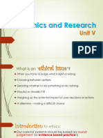 Mod 4 Bioethics and Research