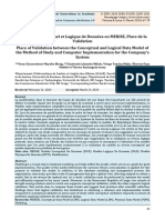 Place of Validation Between The Conceptual and Logical Data Model of The Method of Study and Computer Implementation For The Companys System