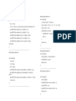 C LANGUAGE POINTER and Array