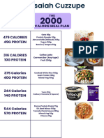 The 2750 Calorie Meal Plan