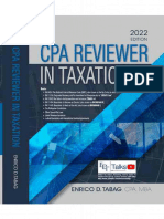 CPA Reviewer in Taxation (2022) - Tabag Searchable