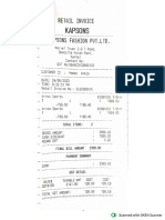 Kapsons Invoice