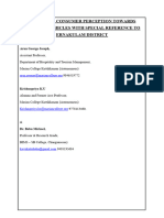 Customer Perception On E-Vehicles MIM