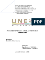 Fundamentos Teóricos para El Abordaje de La Criminalidad.